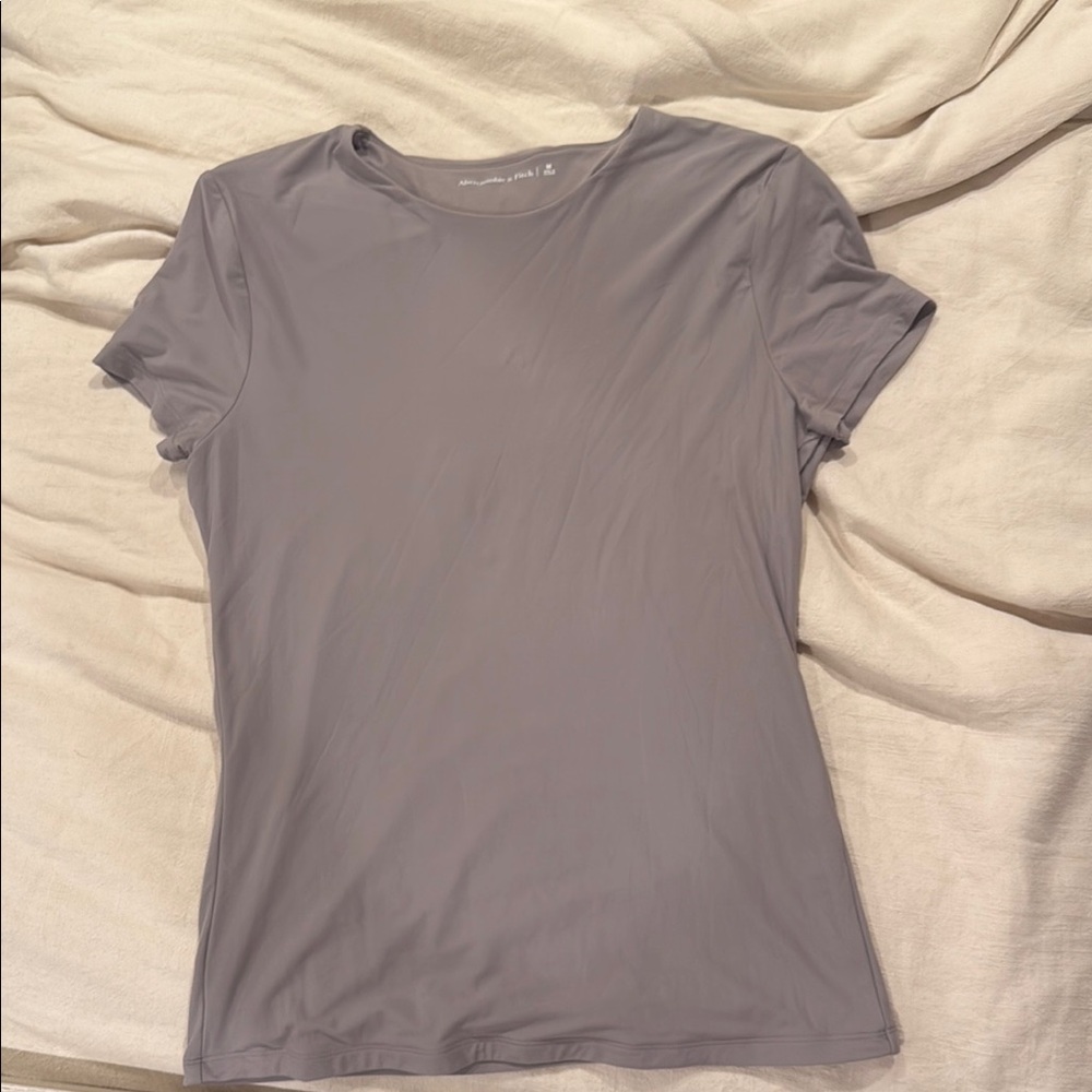 Abercrombie & Fitch soft matte seamless tuckable baby tee